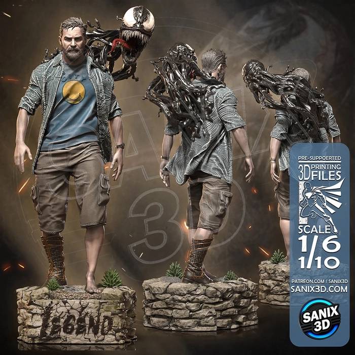 P站图纸印象馆 Sanix3d 漫威 毒液 最后一舞 Sanix3d 漫威 毒液 最后一舞