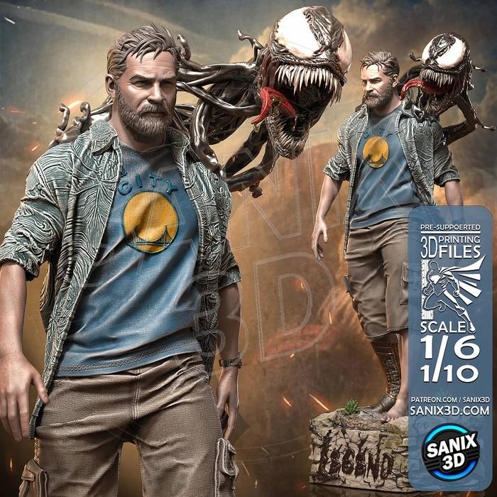 P站图纸印象馆 Sanix3d 漫威 毒液 最后一舞 Sanix3d 漫威 毒液 最后一舞