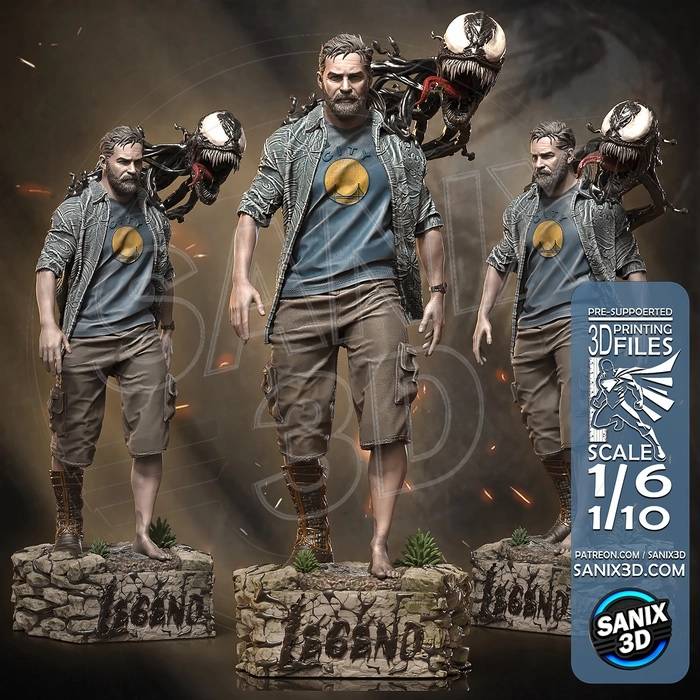 P站图纸印象馆 Sanix3d 漫威 毒液 最后一舞 Sanix3d 漫威 毒液 最后一舞