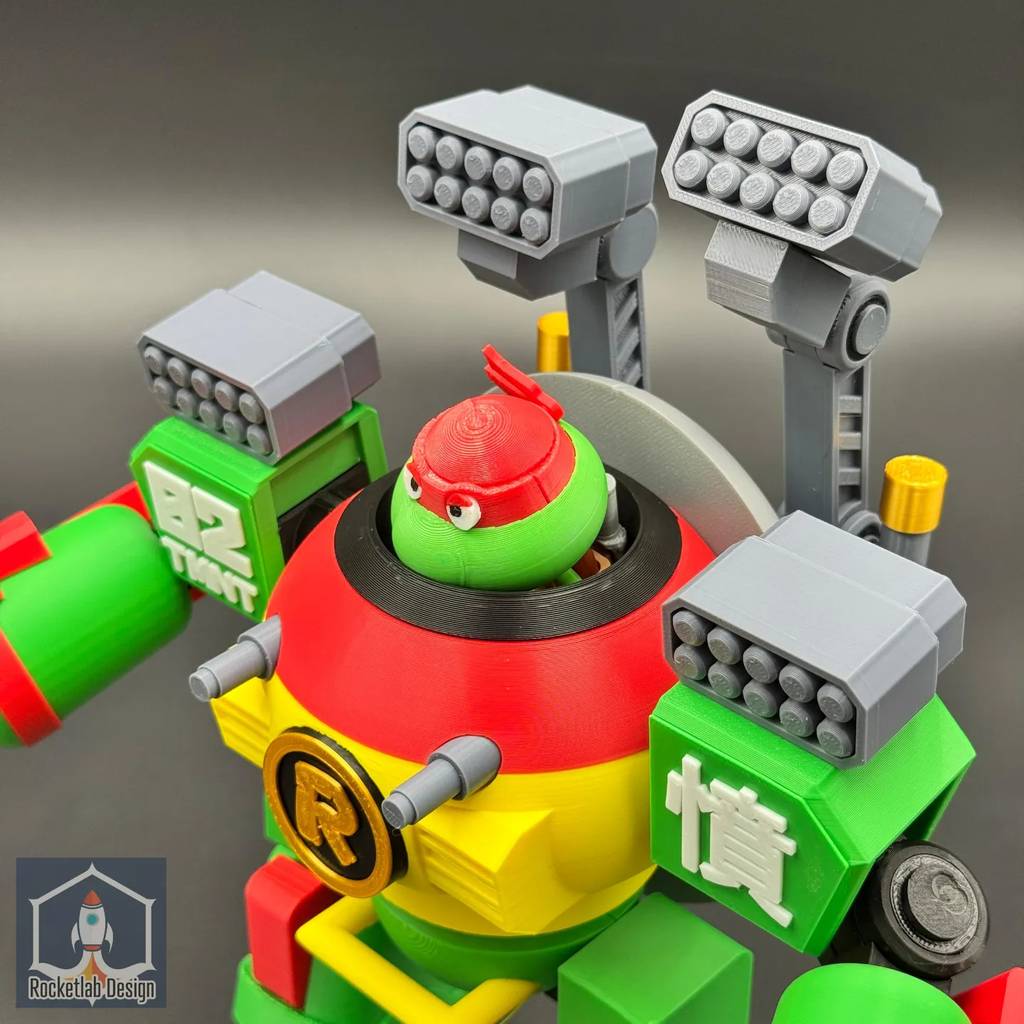 P站图纸印象馆 忍者神龟 拉斐尔 忍者神龟 拉斐尔