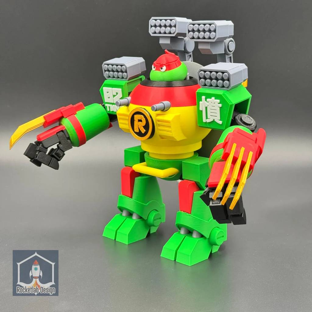 P站图纸印象馆 忍者神龟 拉斐尔 忍者神龟 拉斐尔