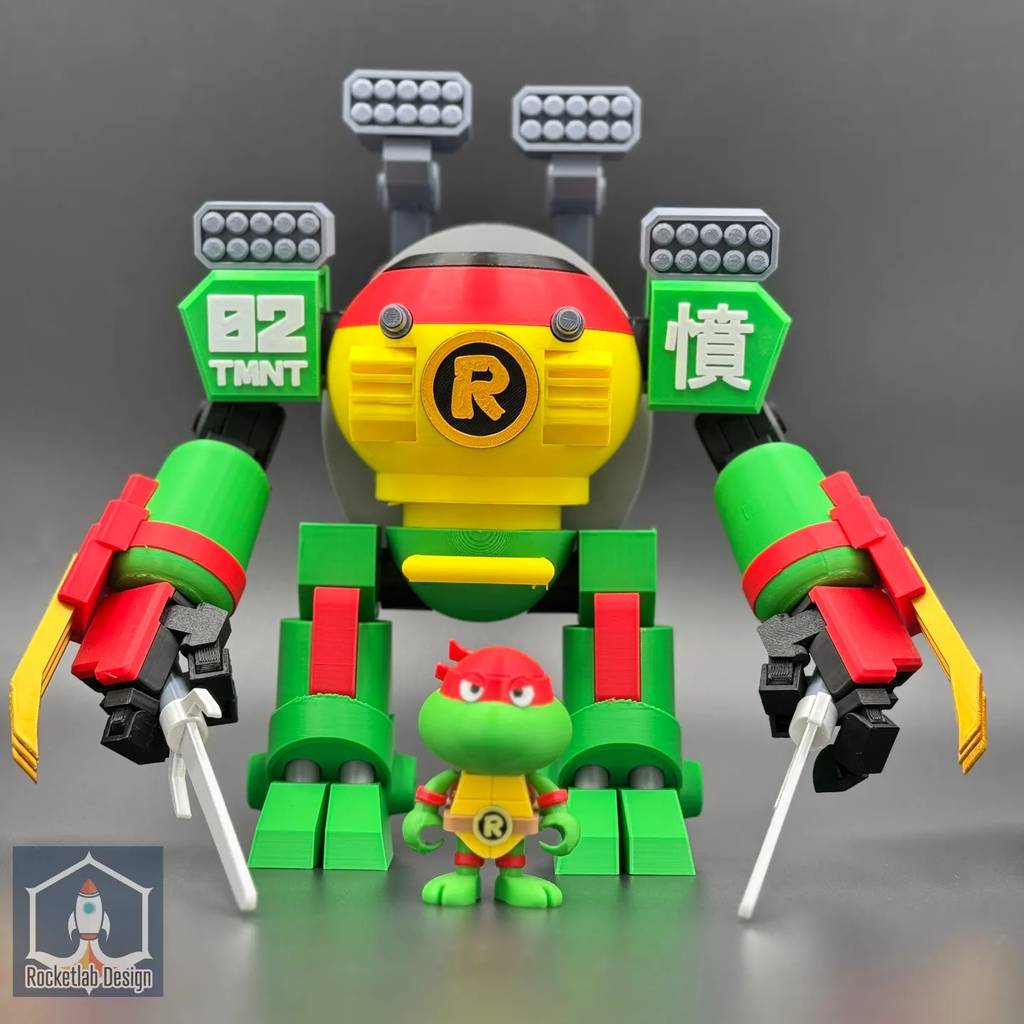 P站图纸印象馆 忍者神龟 拉斐尔 忍者神龟 拉斐尔