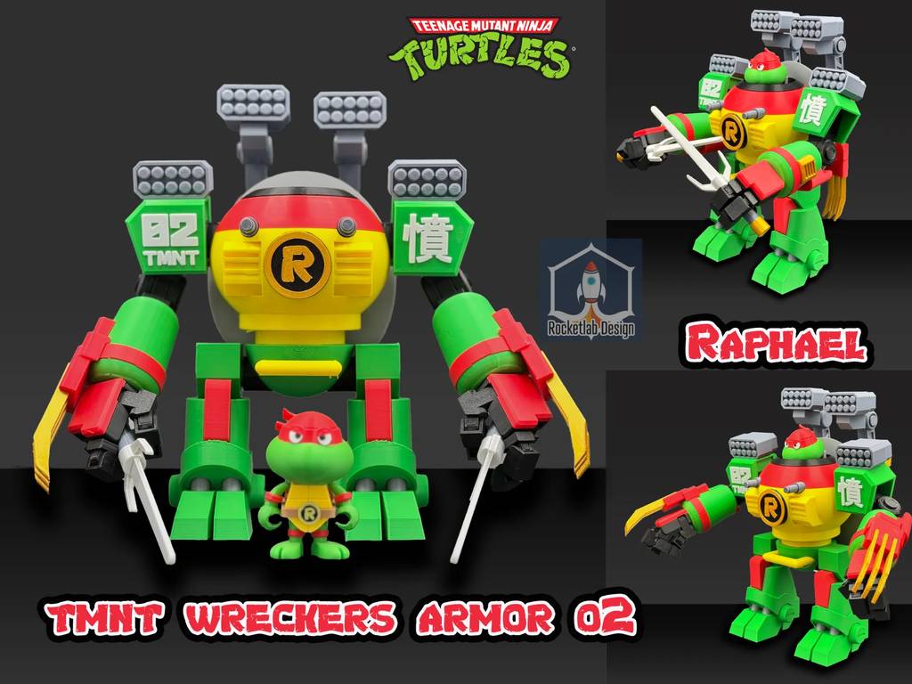 P站图纸印象馆 忍者神龟 拉斐尔 忍者神龟 拉斐尔