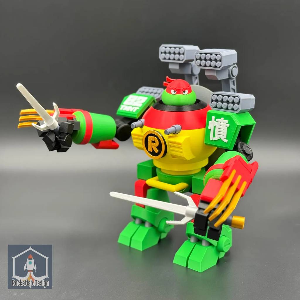 P站图纸印象馆 忍者神龟 拉斐尔 忍者神龟 拉斐尔