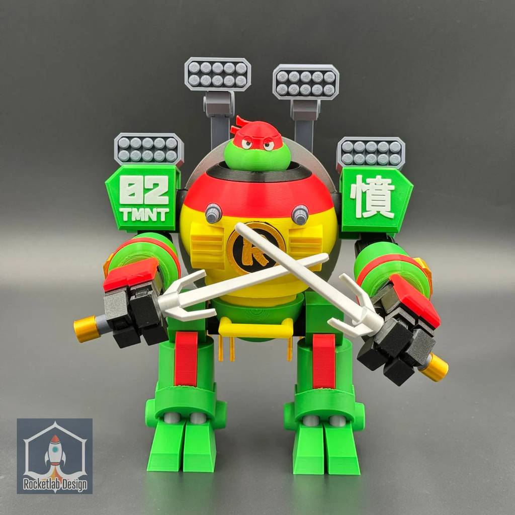 P站图纸印象馆 忍者神龟 拉斐尔 忍者神龟 拉斐尔