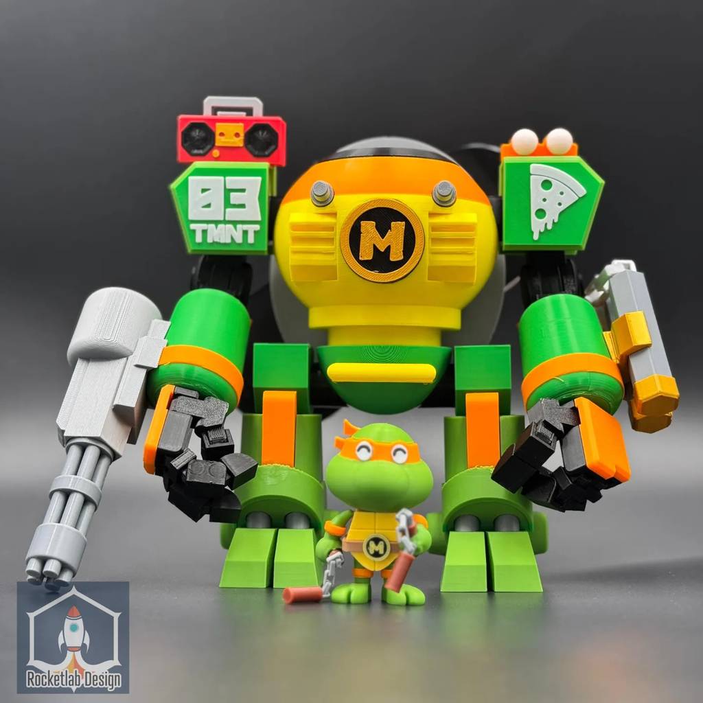 P站图纸印象馆 忍者神龟 米开朗基罗 忍者神龟 米开朗基罗