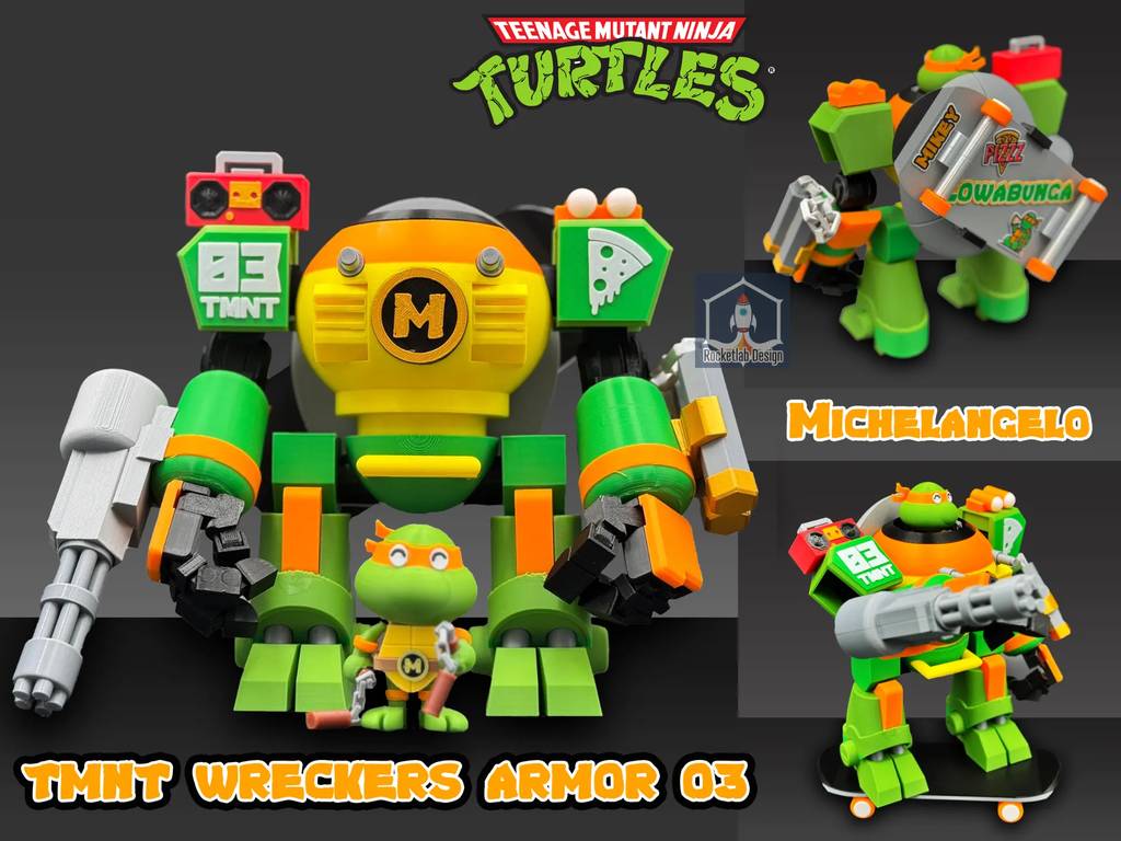 P站图纸印象馆 忍者神龟 米开朗基罗 忍者神龟 米开朗基罗