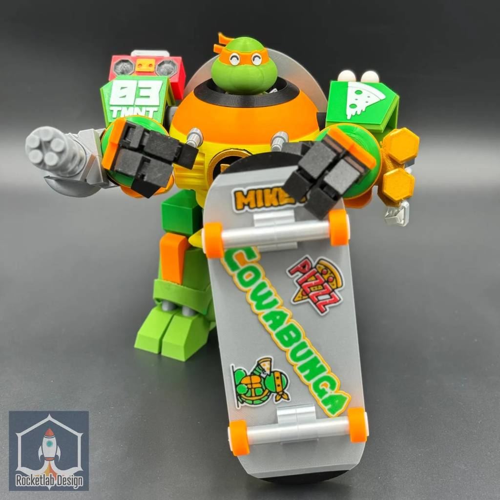 P站图纸印象馆 忍者神龟 米开朗基罗 忍者神龟 米开朗基罗