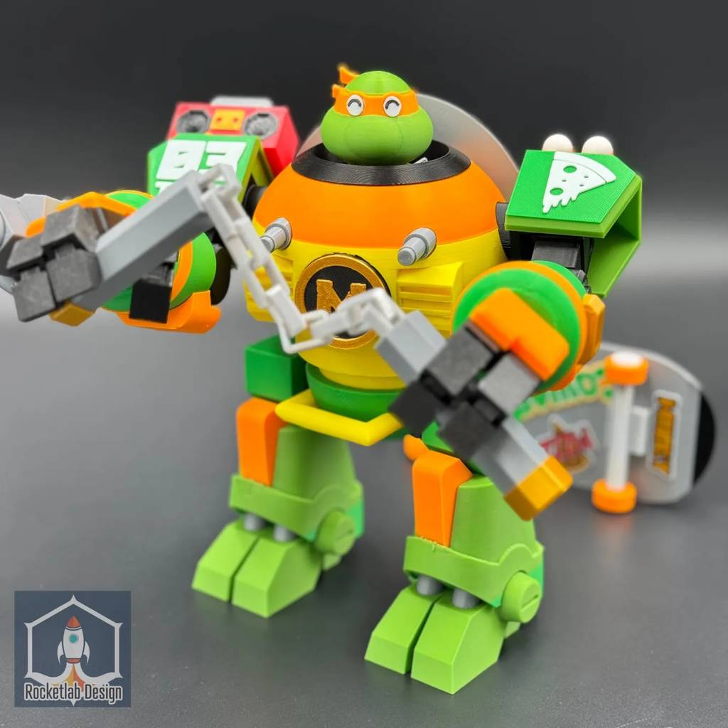 P站图纸印象馆 忍者神龟 米开朗基罗 忍者神龟 米开朗基罗