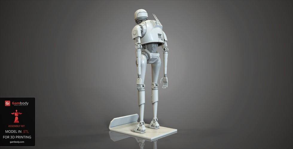 P站图纸印象馆 Gambody 星球大战 K-2SO机器人 Gambody 星球大战 K-2SO机器人