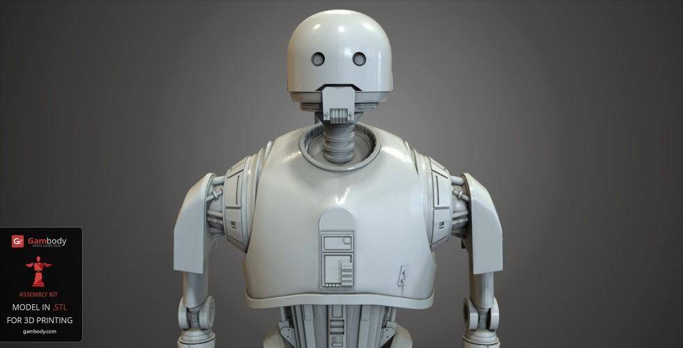 P站图纸印象馆 Gambody 星球大战 K-2SO机器人 Gambody 星球大战 K-2SO机器人