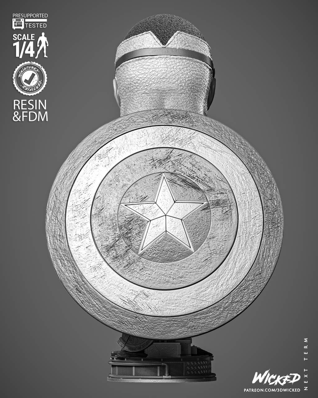 P站图纸印象馆 3DWicked 漫威 猎鹰 山姆·威尔逊 3DWicked 漫威 猎鹰 山姆·威尔逊