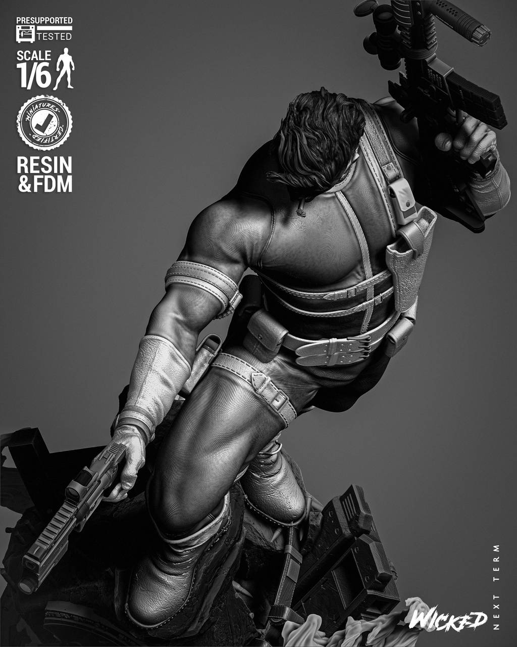 P站图纸印象馆 3DWicked 漫威 尼克·弗瑞 3DWicked 漫威 尼克·弗瑞