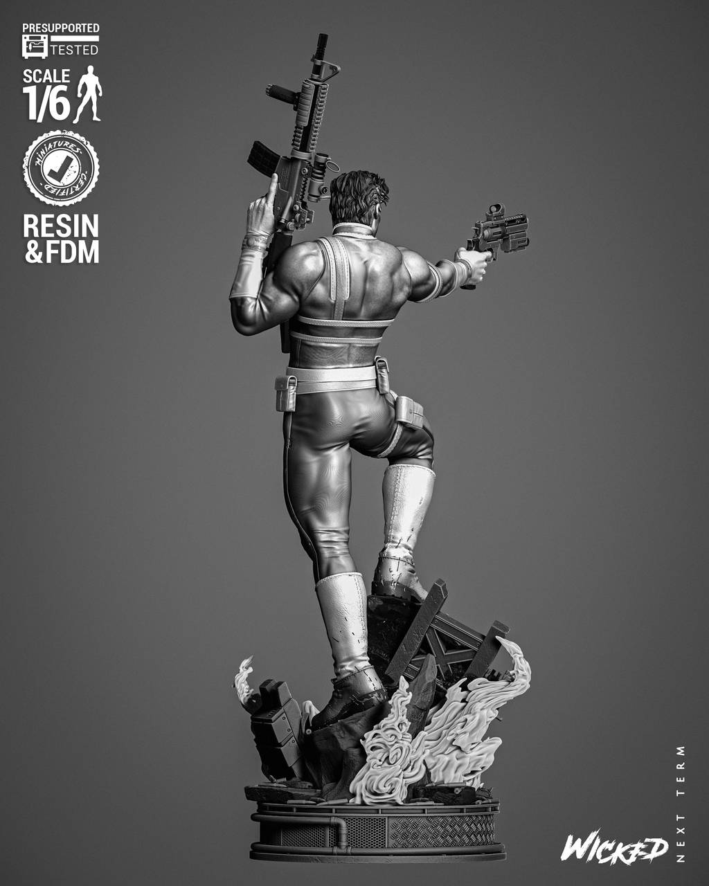 P站图纸印象馆 3DWicked 漫威 尼克·弗瑞 3DWicked 漫威 尼克·弗瑞