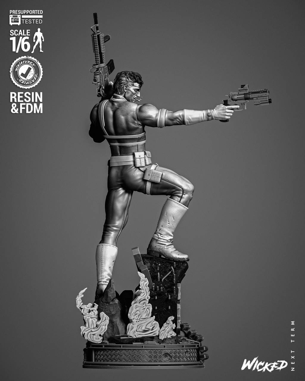 P站图纸印象馆 3DWicked 漫威 尼克·弗瑞 3DWicked 漫威 尼克·弗瑞