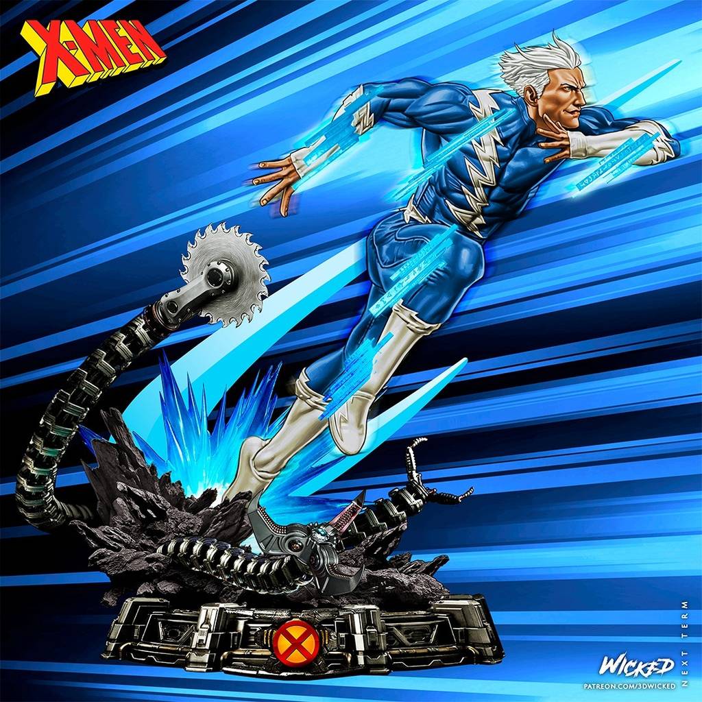 P站图纸印象馆 3DWicked 漫威 快银 3DWicked 漫威 快银