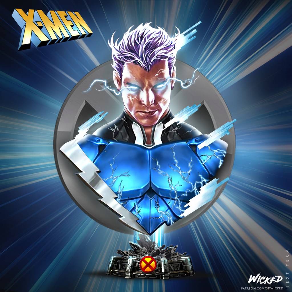 P站图纸印象馆 3DWicked 漫威 快银 3DWicked 漫威 快银