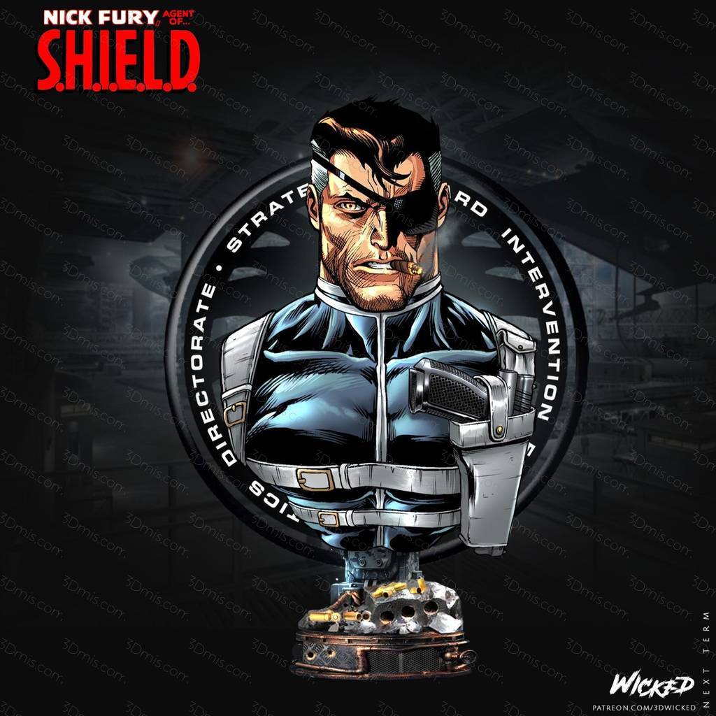 3DWicked 漫威 尼克·弗瑞