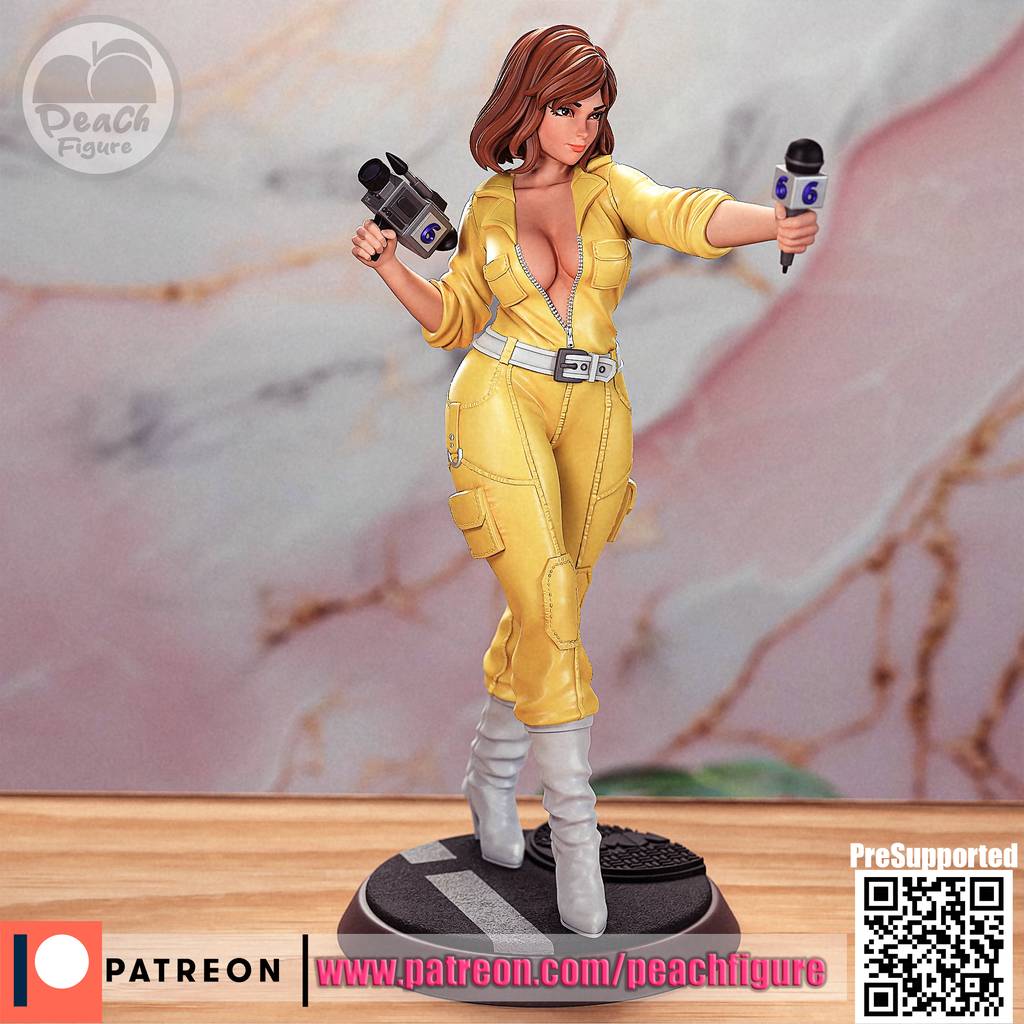 P站图纸印象馆 Peach Figure 忍者神龟 爱普莉尔·奥尼尔 Peach Figure 忍者神龟 爱普莉尔·奥尼尔