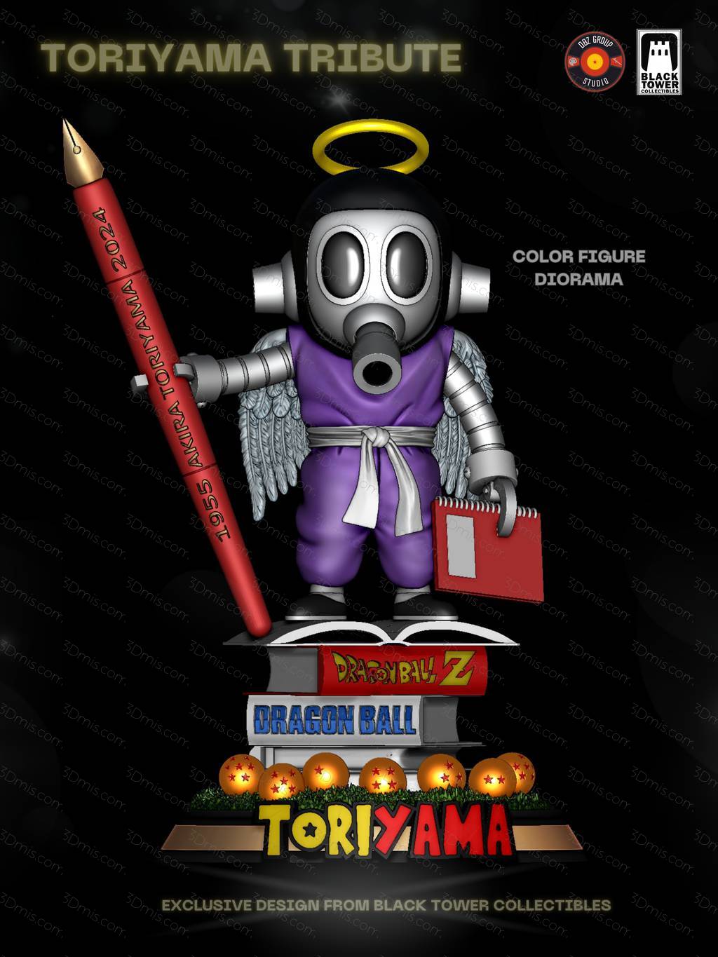 P站图纸印象馆 Black Towe 龙珠 鸟山明 Black Towe 龙珠 鸟山明