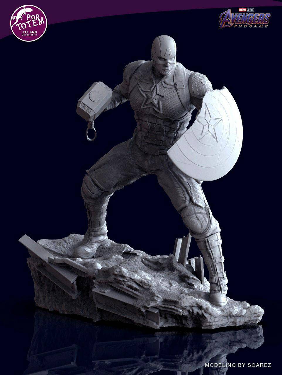 P站图纸印象馆 漫威 美国队长 漫威 美国队长