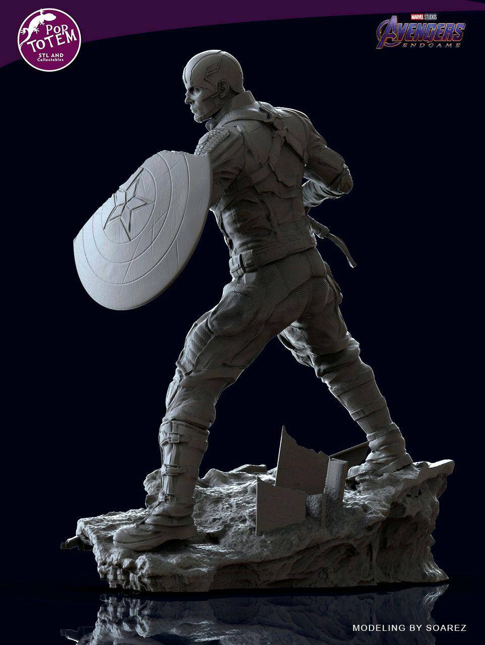 P站图纸印象馆 漫威 美国队长 漫威 美国队长