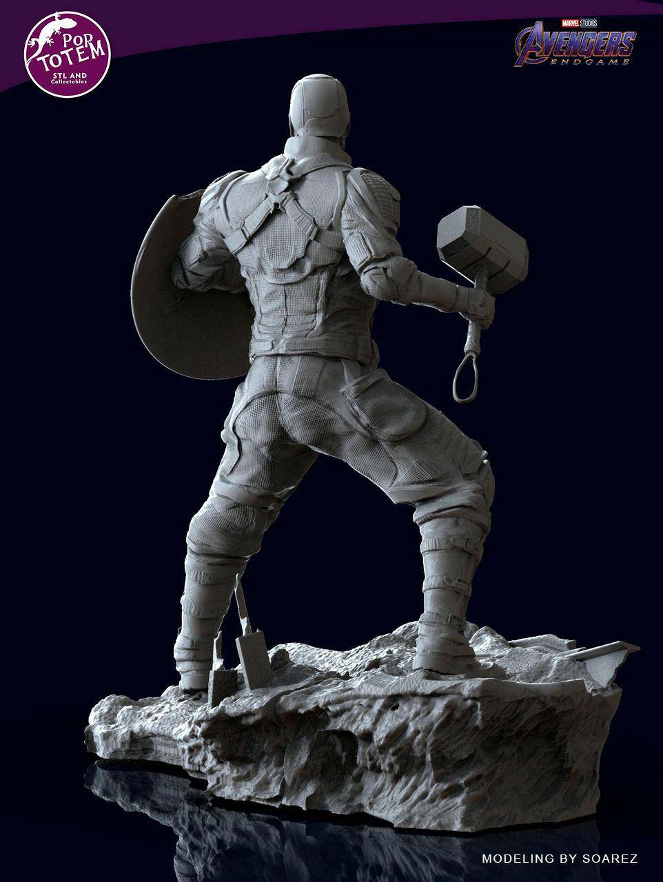 P站图纸印象馆 漫威 美国队长 漫威 美国队长