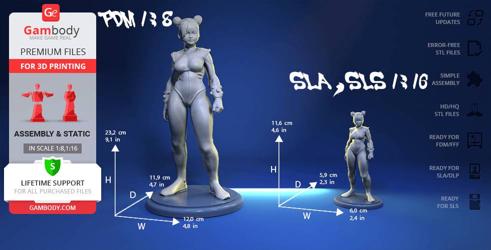 P站图纸印象馆 Gambody 街头霸王 春丽 Gambody 街头霸王 春丽