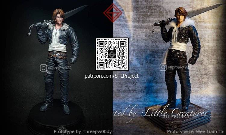 P站图纸印象馆 STL Project 最终幻想 斯考尔·里昂哈特 STL Project 最终幻想 斯考尔·里昂哈特