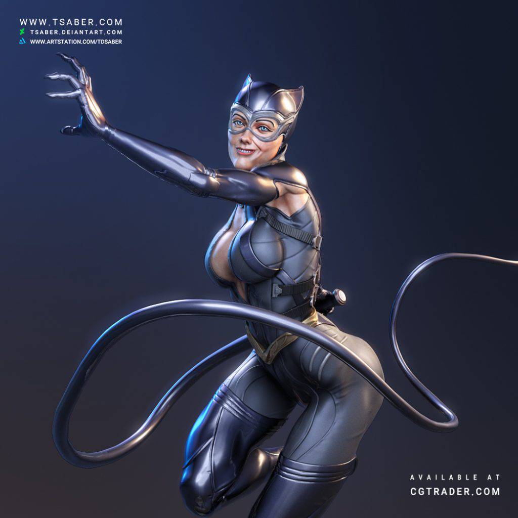 P站图纸印象馆 DC漫画 猫女 DC漫画 猫女