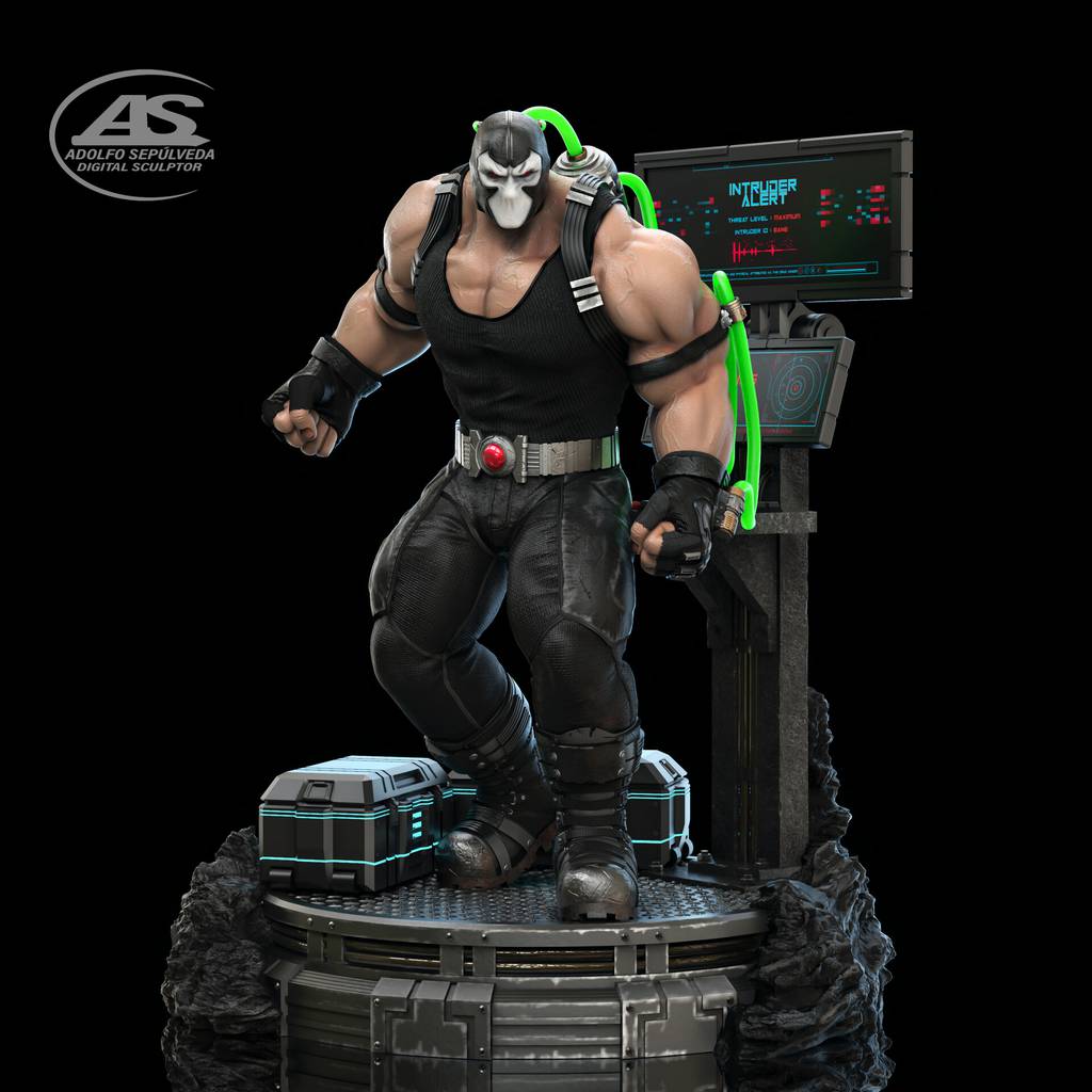 P站图纸印象馆 DC漫画 贝恩 DC漫画 贝恩