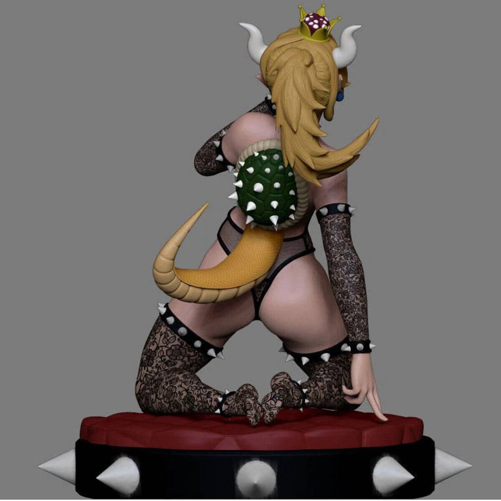 P站图纸印象馆 超级马里奥 库巴公主 超级马里奥 库巴公主