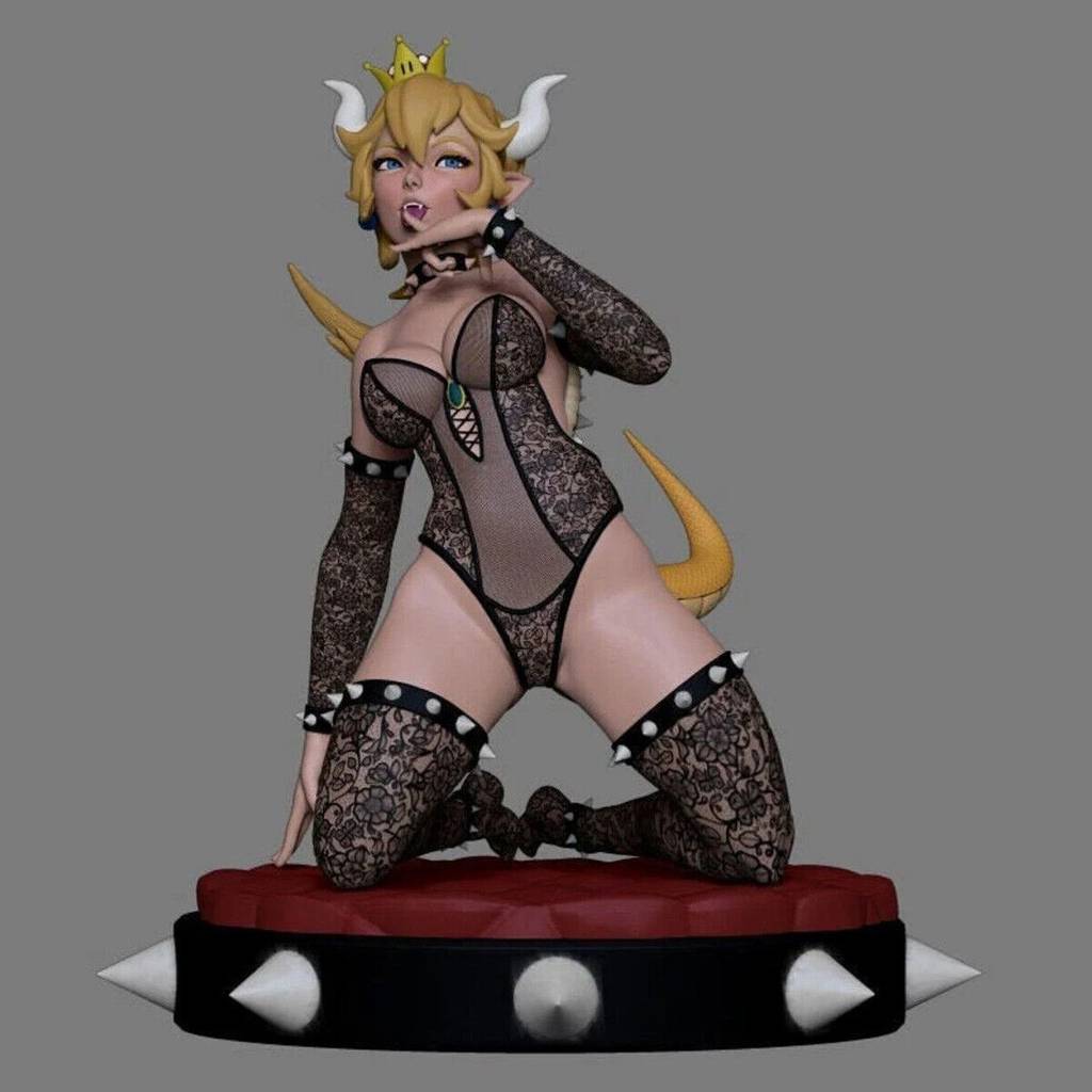 P站图纸印象馆 超级马里奥 库巴公主 超级马里奥 库巴公主