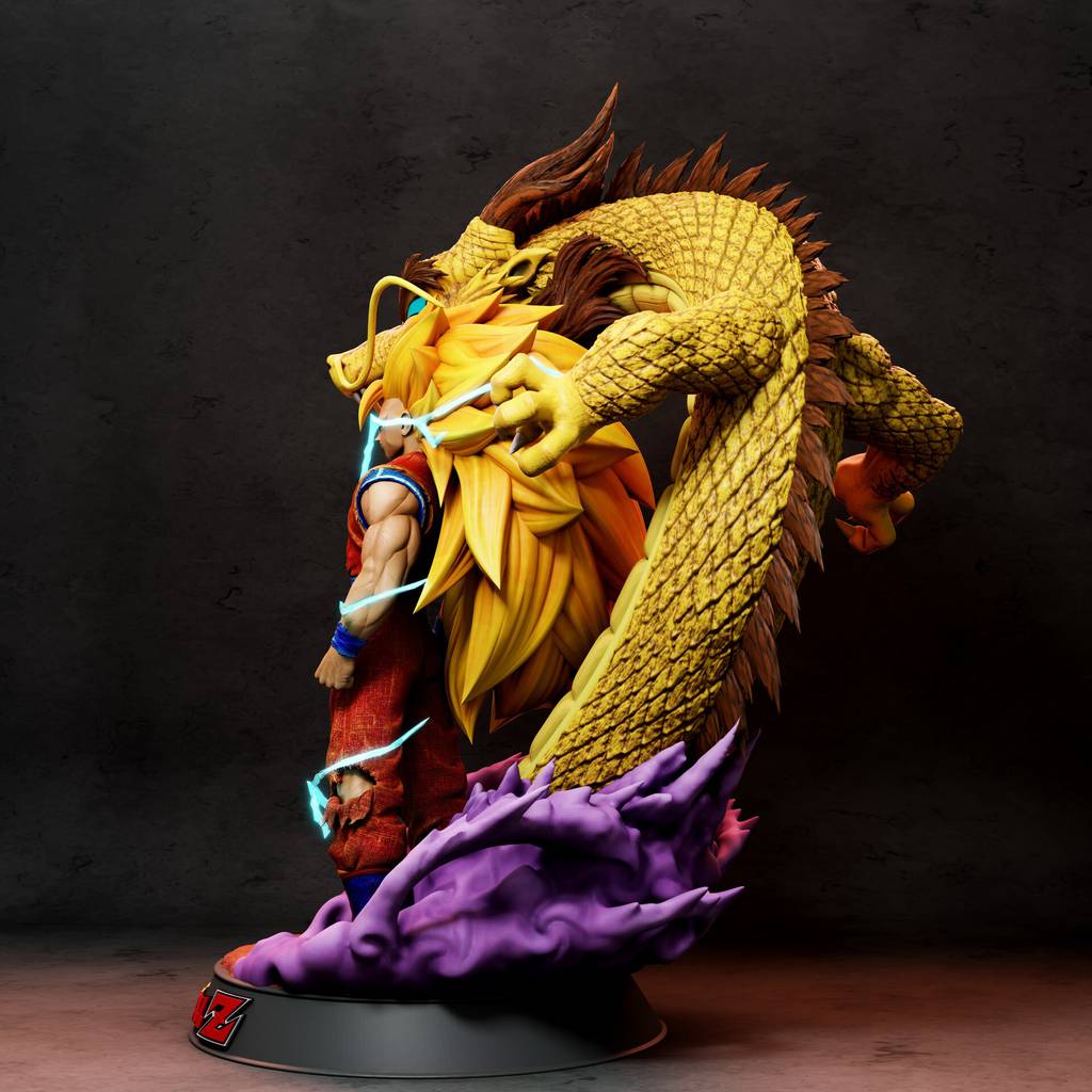 P站图纸印象馆 龙珠 超级赛亚人 悟空 龙珠 超级赛亚人 悟空