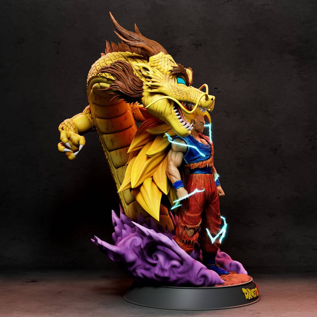 P站图纸印象馆 龙珠 超级赛亚人 悟空 龙珠 超级赛亚人 悟空