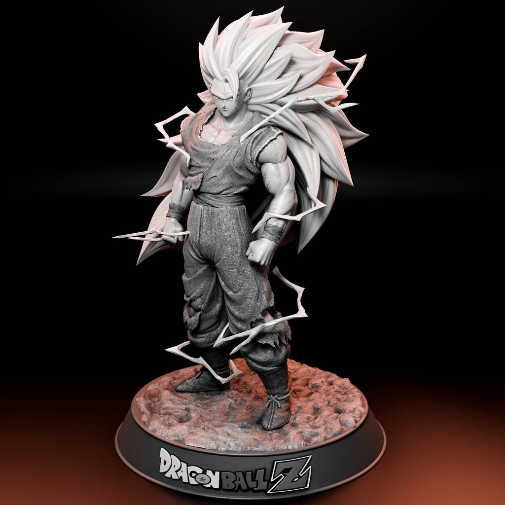 P站图纸印象馆 龙珠 超级赛亚人 悟空 龙珠 超级赛亚人 悟空