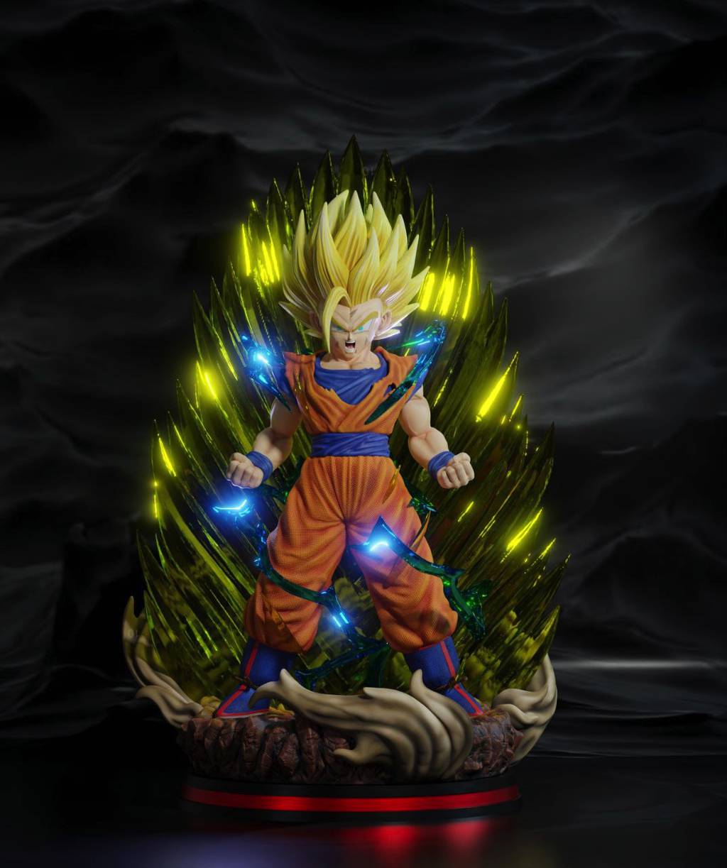 P站图纸印象馆 龙珠 超级赛亚人 悟饭 龙珠 超级赛亚人 悟饭