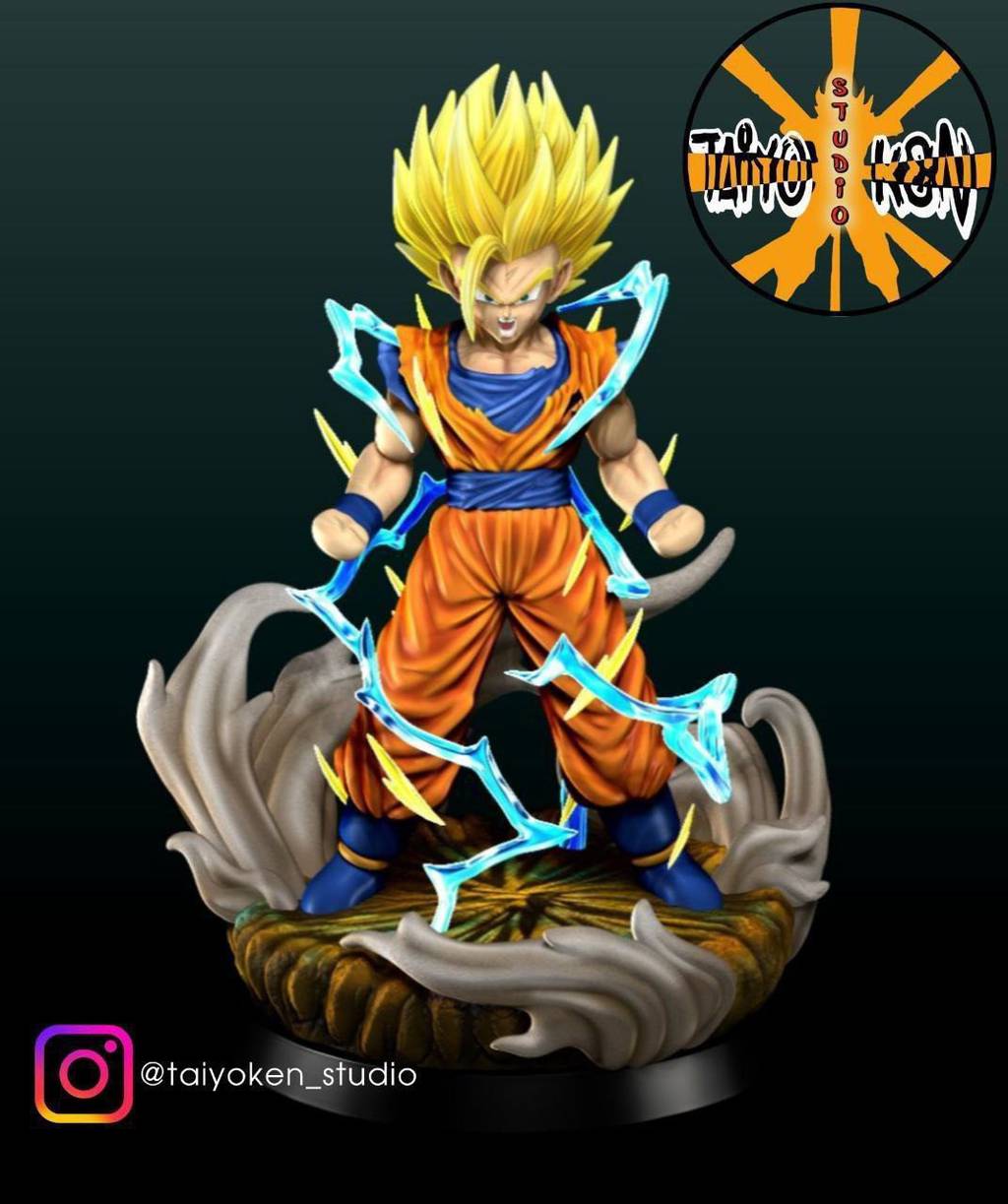 P站图纸印象馆 龙珠 超级赛亚人 悟饭 龙珠 超级赛亚人 悟饭