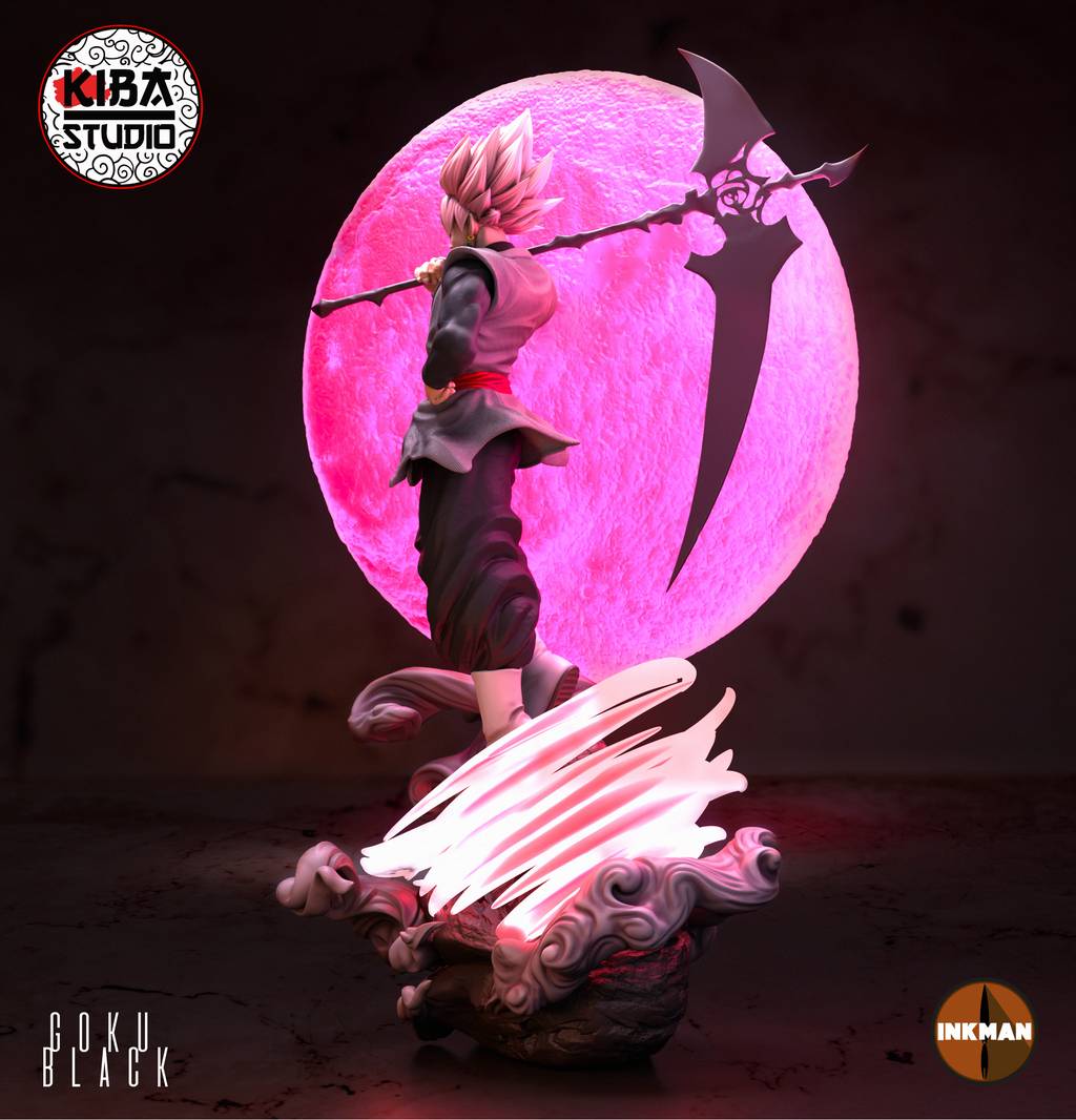 P站图纸印象馆 Kaidan 龙珠斗士Z 黑悟空 Kaidan 龙珠斗士Z 黑悟空