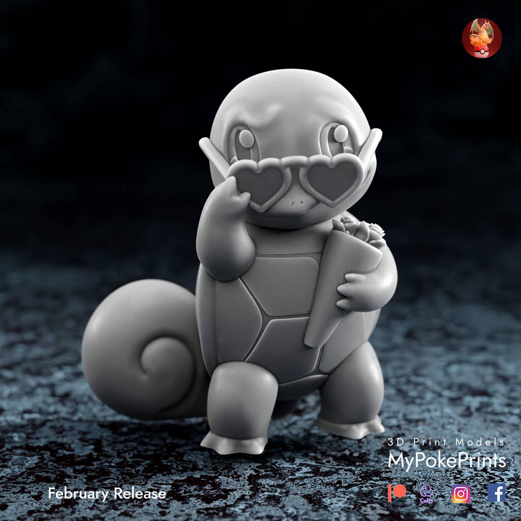 P站图纸印象馆 口袋妖怪 杰尼龟 口袋妖怪 杰尼龟