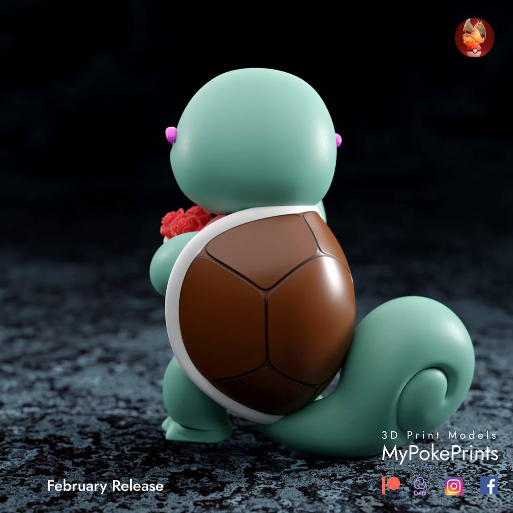 P站图纸印象馆 口袋妖怪 杰尼龟 口袋妖怪 杰尼龟