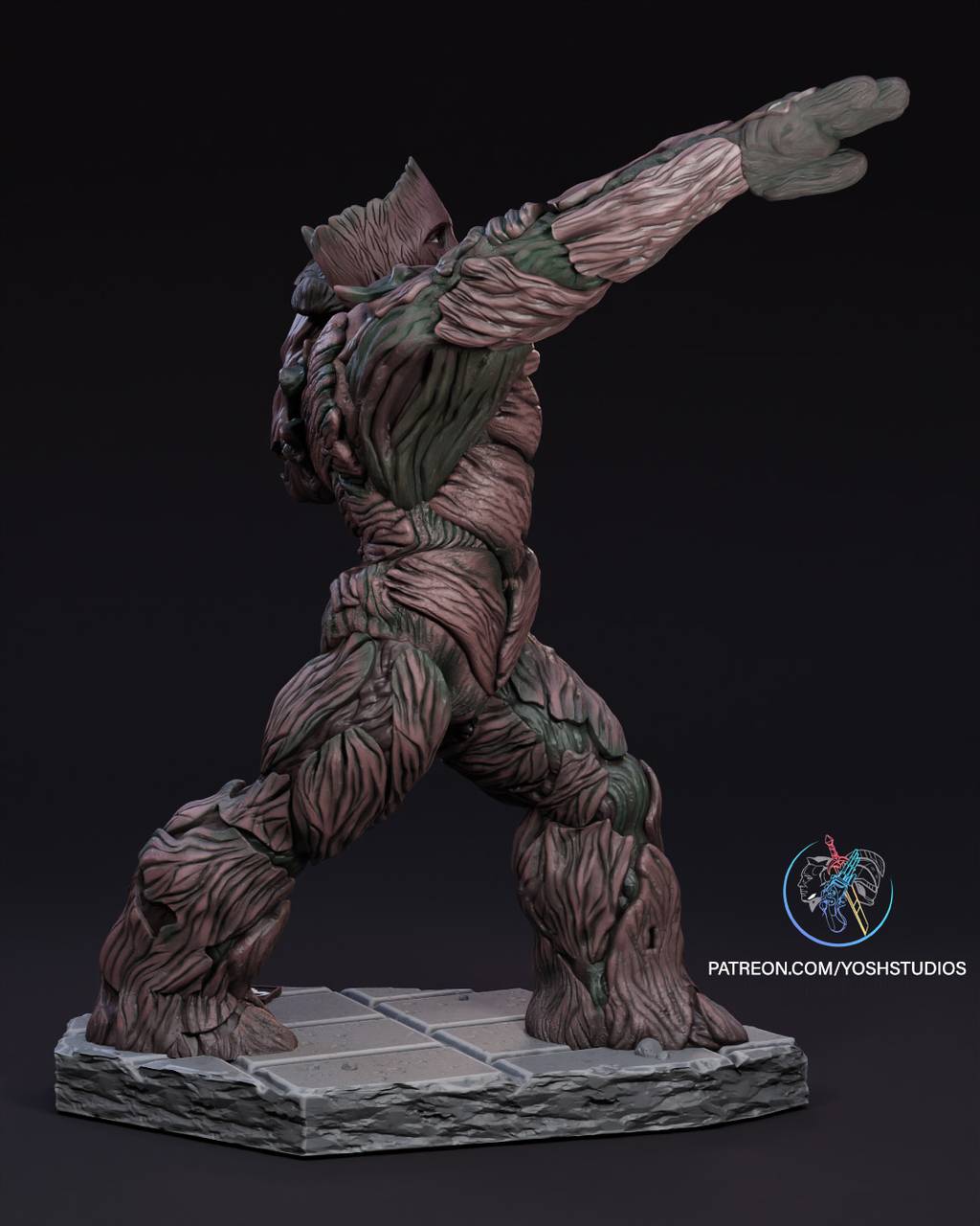 P站图纸印象馆 Yosh 漫威 格鲁特 Yosh 漫威 格鲁特