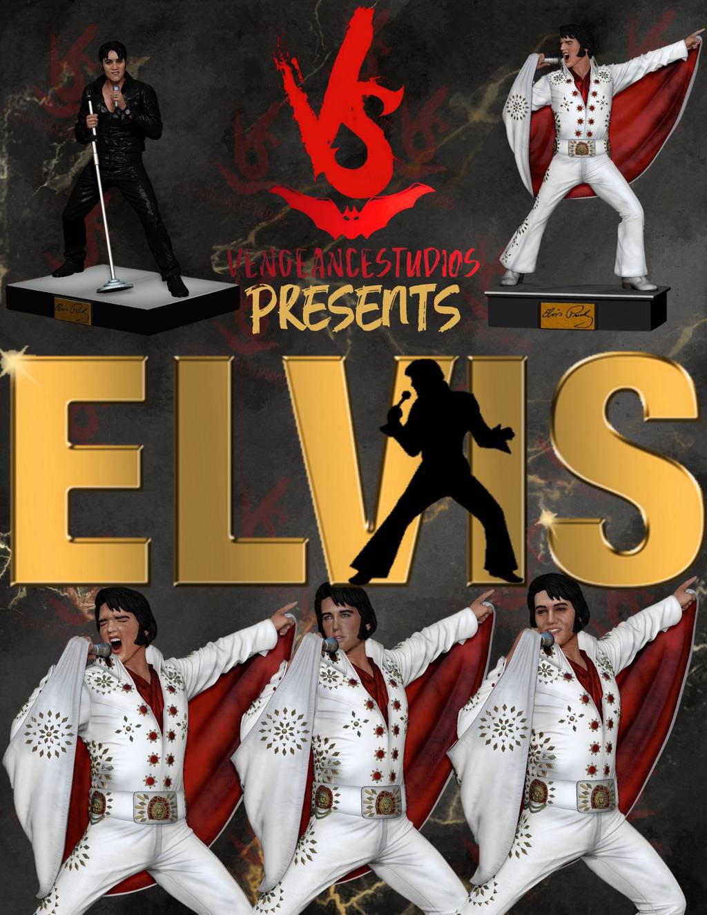 P站图纸印象馆 猫王 埃尔维斯普雷斯利 猫王 埃尔维斯普雷斯利