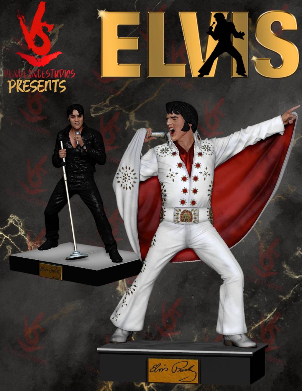 P站图纸印象馆 猫王 埃尔维斯普雷斯利 猫王 埃尔维斯普雷斯利