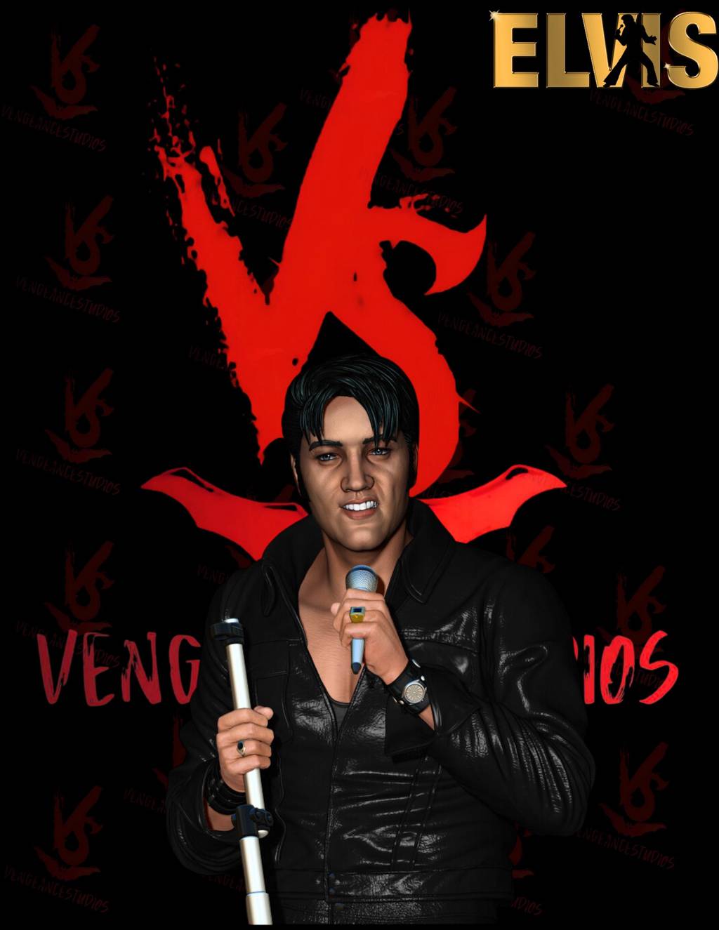 P站图纸印象馆 猫王 埃尔维斯普雷斯利 猫王 埃尔维斯普雷斯利