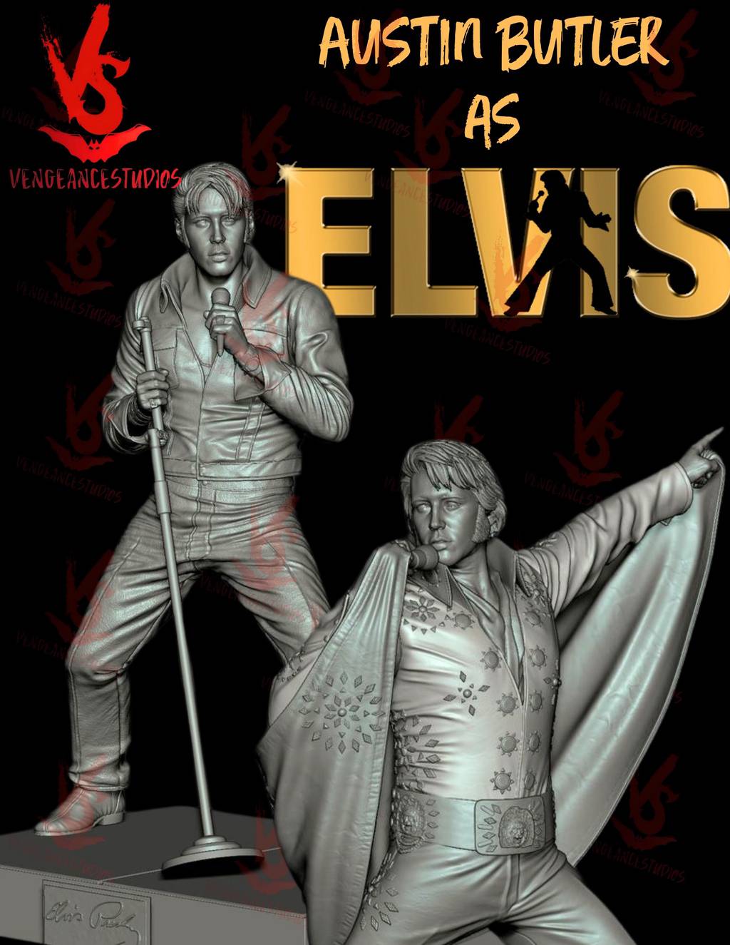 P站图纸印象馆 猫王 埃尔维斯普雷斯利 猫王 埃尔维斯普雷斯利