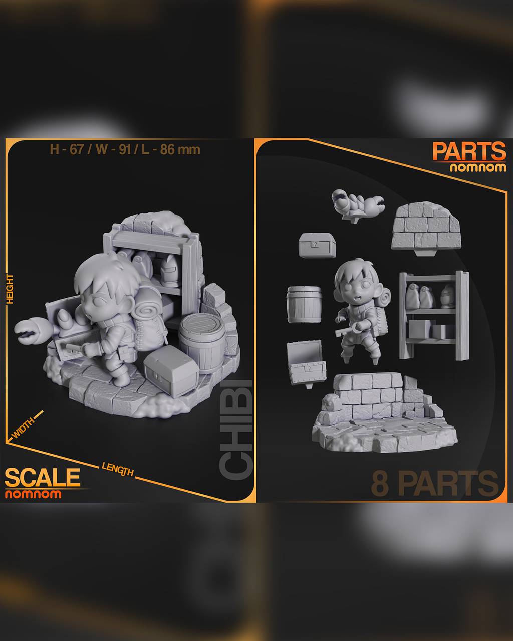 P站图纸印象馆 NomNom 迷宫饭 齐尔查克 NomNom 迷宫饭 齐尔查克