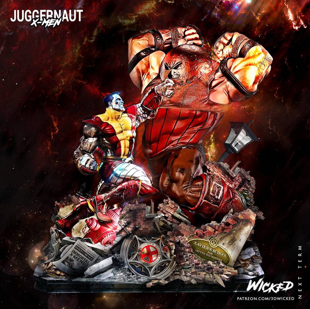 P站图纸印象馆 3DWicked 漫威 钢力士和红坦克 3DWicked 漫威 钢力士和红坦克