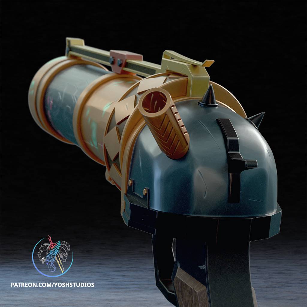 P站图纸印象馆 Yosh 英雄联盟 金克丝的乌兹手枪 Yosh 英雄联盟 金克丝的乌兹手枪