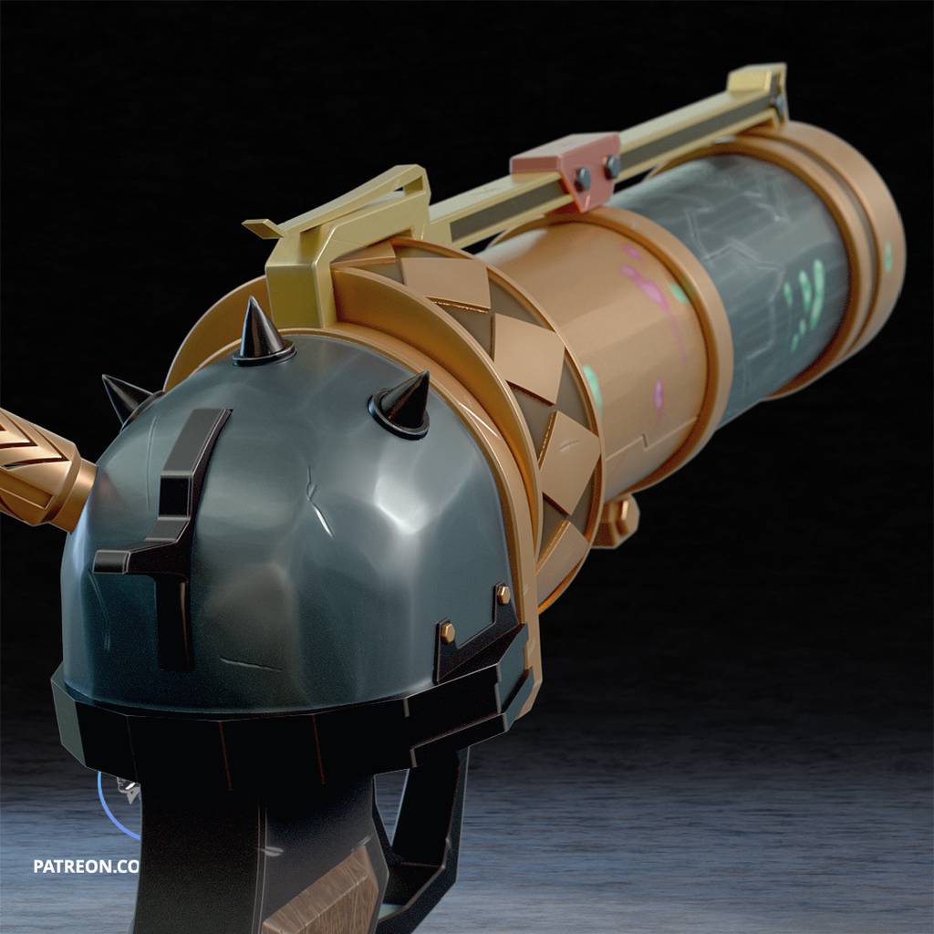 P站图纸印象馆 Yosh 英雄联盟 金克丝的乌兹手枪 Yosh 英雄联盟 金克丝的乌兹手枪